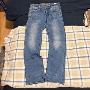 American Eagle Outfitters Men's Light Blue Straight Jeans
